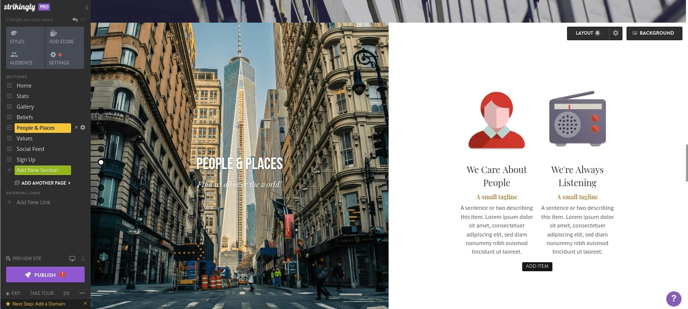 null Customizable templates to add elements based on your requirements